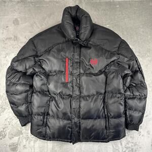 Vintage y2k Phat Farm Classics black Puffer Coat Sz XL